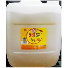 2배양조식초(오뚜기 18L) 식초 양조식초 2배양조식초 rkr572Yb, 1개, 1ml