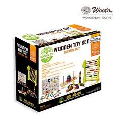 우토 어린이집 유치원 놀이교구 원목4종세트