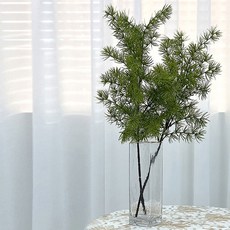 소나무 인테리어 부쉬 조화 소품 장식 꽃 가짜 나무, 1개