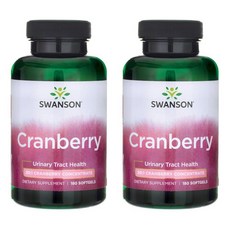 Swanson 斯旺森 蔓越莓軟膠囊, 180顆, 2罐