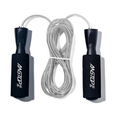 鋼絲跳繩專業可調節幼兒園小學生中考兒童軸承跳繩禮盒裝專用, 1個, 透明白鋼絲