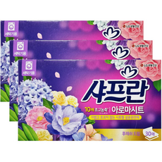 샤프란 아로마 시트 후레쉬드림, 3개, 30매