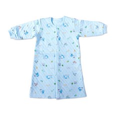 舒適寶貝 軟暖棉寶寶連身衣 前排扣保暖和服 幼兒睡袍 寶寶睡袍