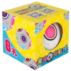 小小店舖 魔域魔法彩虹球，顏色識別，8孔/12孔按壓紓壓磨砂益智兒童玩具, 8孔 3種商檢合格