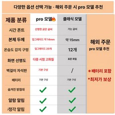 디지털 알람시계 온습도 실내 HD화면 자석 탁상시계, 강력 자석, 1개
