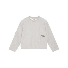 가니 로고 패치 스웨트셔츠