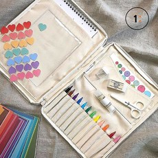 미술 가방 파우치 화구 통 캔버스 백 4절 2절 포트폴리오, 1개