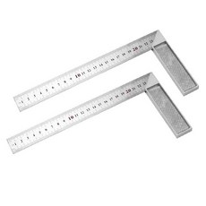 모바스 직각자 2개 세트, 1세트, 25cm