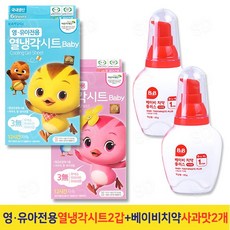 비앤비 오랄크린 액상형 사과 1개+까투리 영유아 열냉각 시트 6매, 2세트