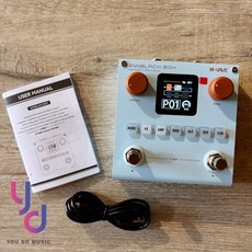 M-VAVE BLACK BOX USB-C 充電 IR 黑盒 綜合效果器 電吉他 箱體模擬 錄音, Baby Blue新色, 1個