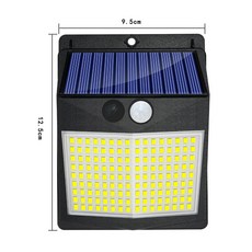 太陽能人體感應壁燈 智能光控庭院燈, 238LED壁燈, 白光