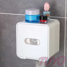투요 방수 화장실 휴지 걸이 휴지디스펜서 화장실휴지케이스 화장지케이스, 사각방수휴지걸이