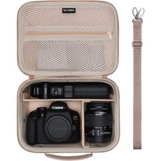 캐논 EOS 레벨 T7R50R6 마크 IIR100R50 VT6R8R10R5 IIRPR75D IVSL3R5T100 DSLR SLR 카메라 4개의 디바이더와 어깨끈 블랙, Beige