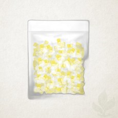 비누클레이 꼬메빔보 비누찰흙 버블솝플레이 향기 노랑 100개입