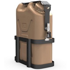 ELITEWILL 콤비네이션 잠금 장치가 있는 18.9L(5갤런) 물 컨테이너 마운트 홀더 홀 20L 물통용 스틸 도난 방지 브래킷 캠핑 RV 및 오프로드 사용을 위한 트