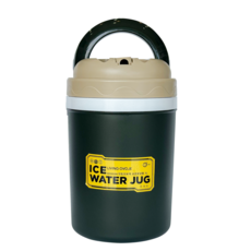 리빙오보제 보온보냉통, 1개, 3L, 카키 + 베이지