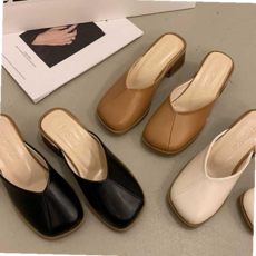 여름블로퍼선물 여자 모임 룩 주말 코디 뮬 구두 블로퍼 슬리퍼 형