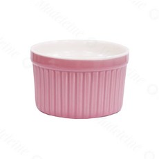 瑪德蓮烘焙 耐熱陶瓷杯 小烤盅 7.5/9cm, 1個, 7.5cm(粉色)(WJ125-PK)