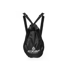 농구공 어깨끈 조절 휴대용 백팩 파우치 블랙