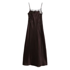 카린길슨 실크 롱 이브닝 드레스