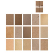 올리브파티 데일리라이프 시리즈 감성 빈티지 다꾸 배경지 메모지 30매 세트, 1개, 브라운