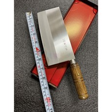 工具家達人 日本製 關龍作 7寸 片刀 正廣 菜刀 薄刃 角型薄刃 方形刀 肉刀 庖丁 中華庖丁, 1個, 店家額外磨利