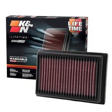 K&N 엔진 에어 필터 고성능 프리미엄 세척 가능 교체용 필터 도요타 시트로엥 푸조 하이브리드 프리우스 코롤라 하이브리드 아이고 C-HR 야리스 탱크 아쿠아 C1 II 108, K&N 엔진 에어 필터 고성능 프리미엄 세척 가능 교체