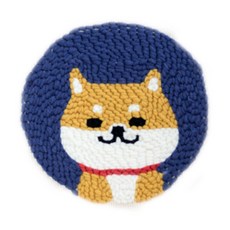 펀치니들 스킬자수 세트 펀칭니들 키트, 기본펀치니들세트-11.시바견, 1개