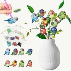 페인팅 키트 아크릴 소재 동물 테마 꽃꽂이 정원 장식용, 1개, 3. HC0035