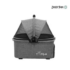 JollyPet 寵物推車提籃組(兩色), 1個, 灰色, 灰色