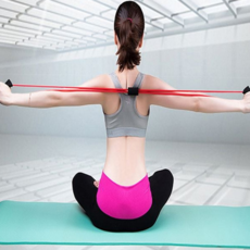 탄력 저항 튜빙밴드 손잡이 홈트 근력운동 필라테스 요가 스트레칭 전신운동 재활 레드, 상세페이지 참조, 옐로, 상세페이지 참조