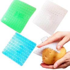 야채 스크러버 클리닝 브러시 다용도 과일 및 채소 당근 클리너 가정용 청소 세척 도구 6개 249385