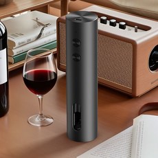 電動紅酒開瓶器套裝，含割紙器、倒酒器、酒塞等多功能啟瓶器, 1個, Type-C充電款-升級電機 開瓶器單品