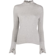 필로소피디로렌조세라피니 러플 트리밍 스웨터