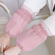 여성 방수 팔토시 미술 작업용 사무실 미니토시, 베이지