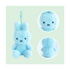 미피 SITTING 시팅 크리미 키링 봉제인형 스카이블루 8cm, 미피 SITTING 시팅 크리미 키링 봉제인형 스카이블