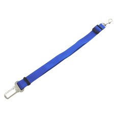 寵物汽車安全帶 伸縮式彈性緩衝安全帶 車載寵物防護帶, 藍色