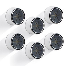 주방 수납 접착식 수건걸이 원형 타월 홀더 몽당, 6개