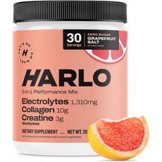 하로 콜라겐 크레아틴 전해질 음료 믹스 자몽 소금 맛 운동 전후 수분 공급 파우더 피부 관절 근육 지원 무설, Grapefruit Salt