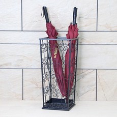 雨傘架 雨傘收納架 雨傘置物架 傘架 家用雨傘架 辦公室雨傘架歐式酒店大堂家用雨傘架 雨具收納架雨傘桶長柄傘放傘桶, 黑色, 1個