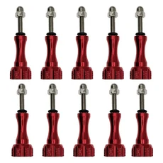 알루미늄 볼트 엄지 나사 1/4 마운트 고프로 13 9 8 DJI 오스모 액션 5 6 인스타360 카메라 액세서리, 01 유니버설, 01 빠른  Mainland, 03 10 pcs Red