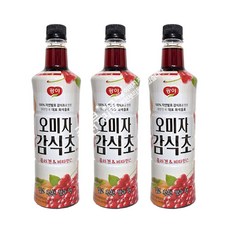 광야식품 오미자 감식초 베이스, 970ml, 3개