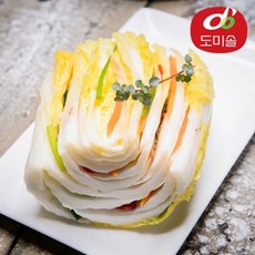 [도미솔] 박미희 맛있는 백김치 2kg, 1개