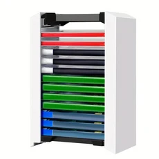 비디오 게임 스토리지 타워 (12 CD 디스크 블루 레이 케이스) 범 DVD 거치대 선반 랙 스탠드 스위치 PS5 수, 01 12