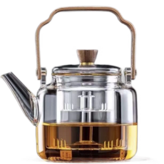 【阿瑟3C】台灣公司附發票 電陶爐 電陶爐 燒水煮茶爐 電子爐 家用電磁爐 小型電陶爐 靜音 燒水爐 不挑鍋, 加購1200ml灰色提梁茶壺, 便攜的, +52