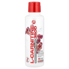 [해외직구] Metabolic Nutrition L-카르니틴 3500 스위트 그레이프 캔디 16 fl oz 473ml 액상 보충제 단일포장, Metabolic Nutrition, L-Carniti