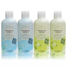 더샘 힐링티 가든 클렌징워터 300mlx4ea 티트리2개&그린티2개, 4개, 300ml