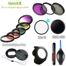 카메라 필터용품 트 UV CPL ND FLD 호환 호환 ZV-1 RX100 VII VA V IV III II용 컬러 스타 및 어댑터 링, 09 For RX100 VII