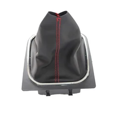 VW EOS 2006-2015 수동 기어 박스 시프트 노브 레버 스위치 부트 스틱 자동차 액세서리, 02 red line, 1개