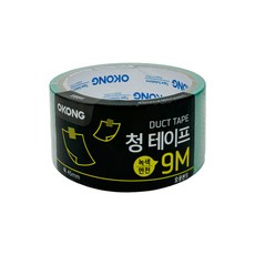 오공 청테이프 45mm x 9M 면테이프 녹색 천면 청면 전단지 태풍, 1개